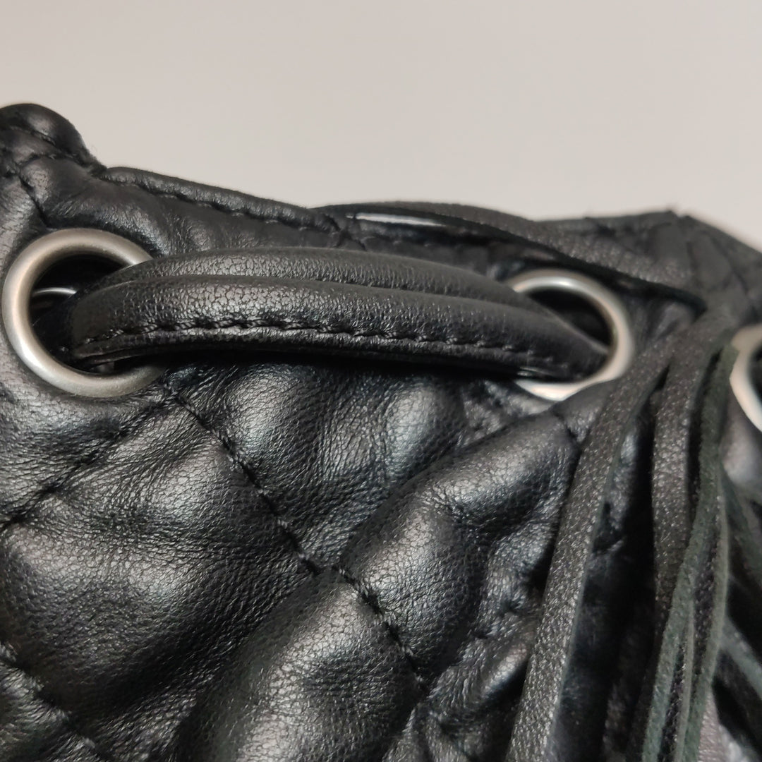 Chanel Paris-Dallas Drawstring Fringe Leather Shoulder Bag