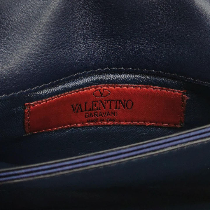 Valentino Cosmos Embroidered Satin Clutch