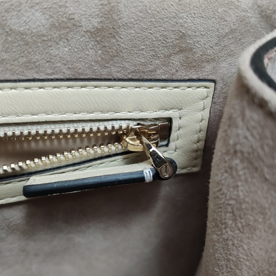 Valentino Garavani Glam Lock Embroidered Leather Medium Shoulder Bag