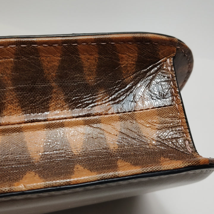 Valentino Garavani Glam Lock Embroidered Leather Medium Shoulder Bag