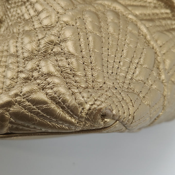 Chanel Paris-Venice Ca D’ Oro Embroidered Gold Leather Tote Bag
