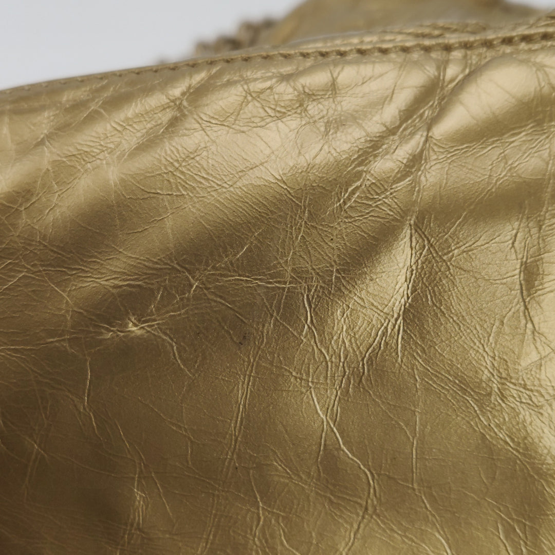 Chanel Paris-Venice Ca D’ Oro Embroidered Gold Leather Tote Bag