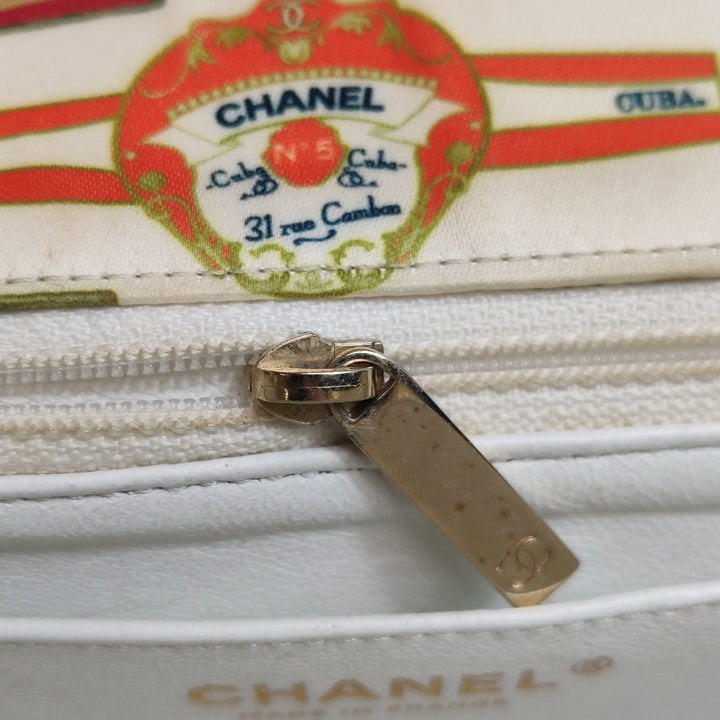 Chanel Mini Rectangular Flap Bag Classic Cigar Label Printed