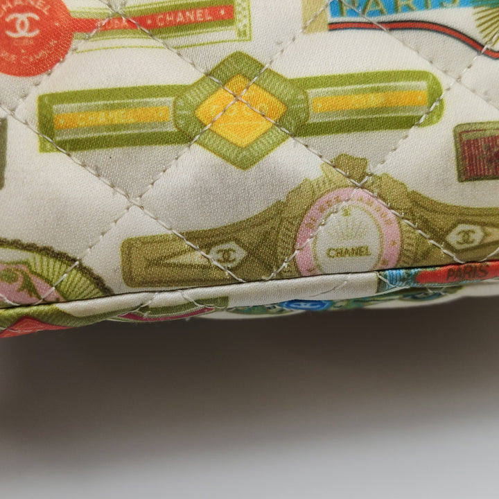 Chanel Mini Rectangular Flap Bag Classic Cigar Label Printed