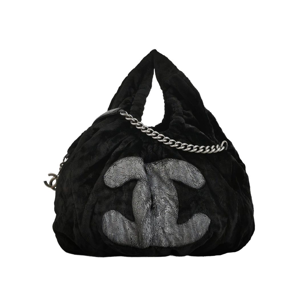 Chanel Black 2way Handbag CC Logo