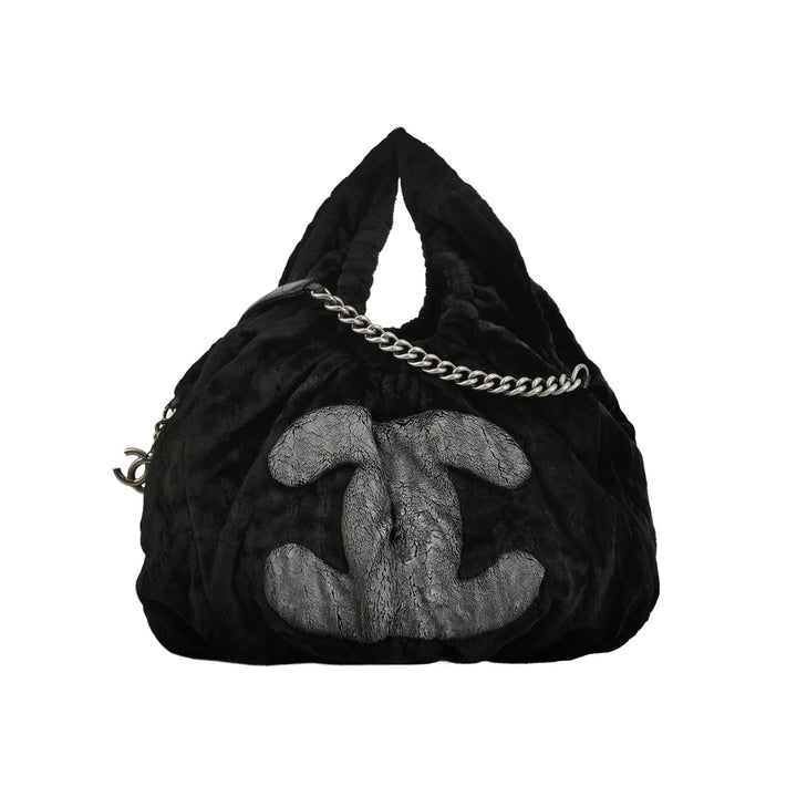 Chanel Black 2way Handbag CC Logo