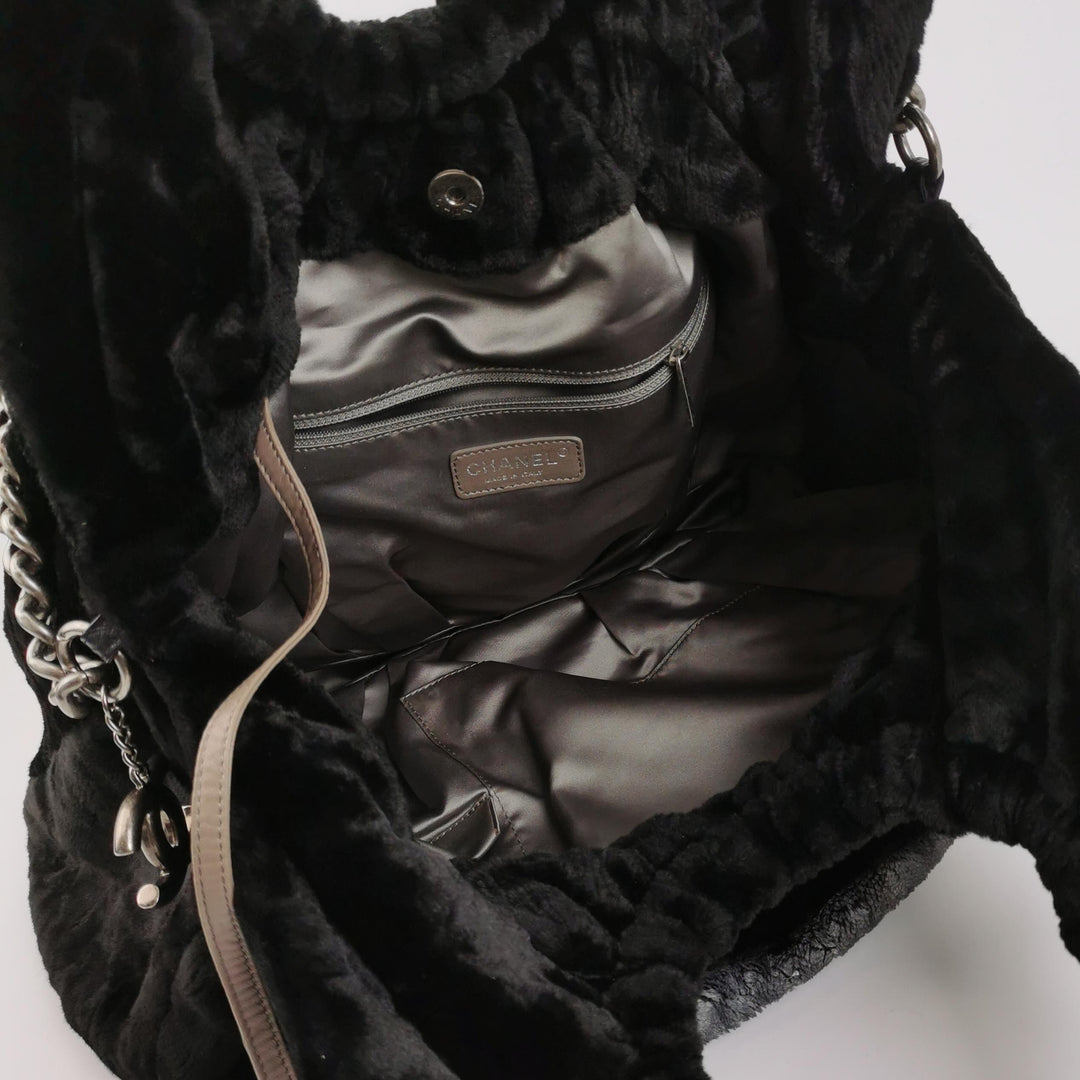 Chanel Black 2way Handbag CC Logo