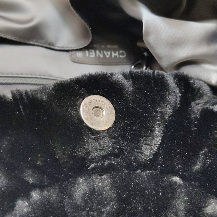 Chanel Black 2way Handbag CC Logo