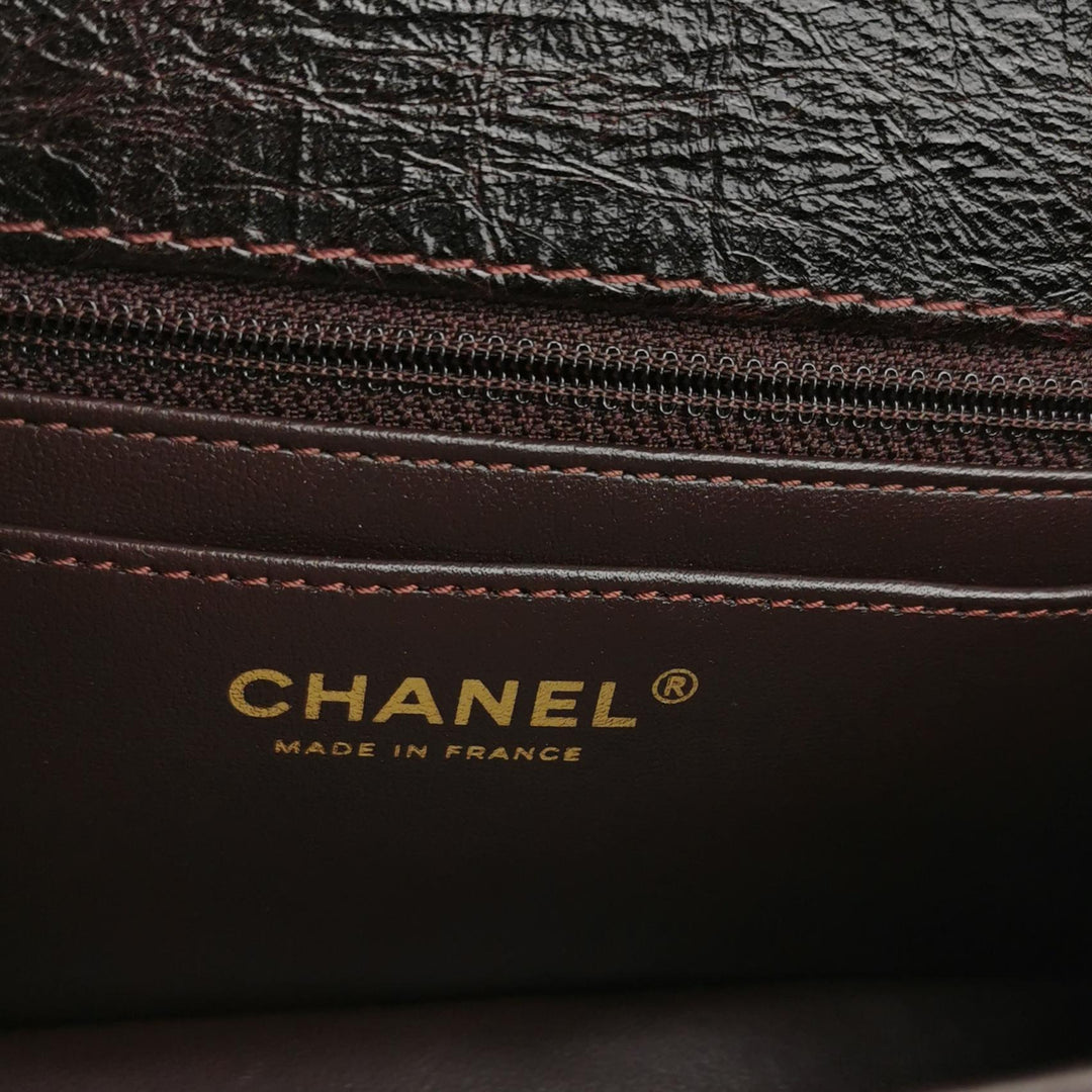 Chanel Aged Calfskin Quilted 2.55 Reissue 225 Flap Dark Burgundy