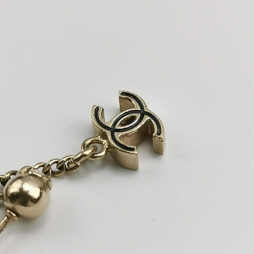 Chanel Melle Coco Marin Doll Pierced Dangle Earrings