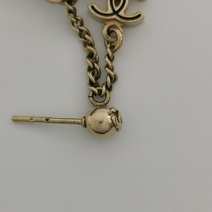 Chanel Melle Coco Marin Doll Pierced Dangle Earrings