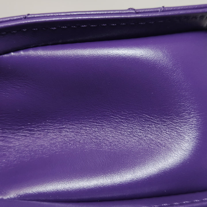 Chanel Mini Perfect Fit Flap Bag Purple Lambskin Leather