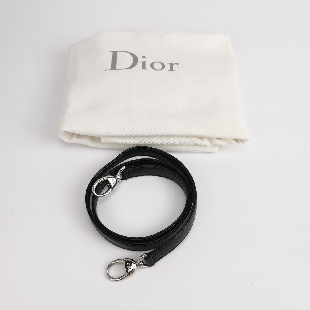 Dior Lady Dior In Medium Leopard Print Ponyhair Bag
