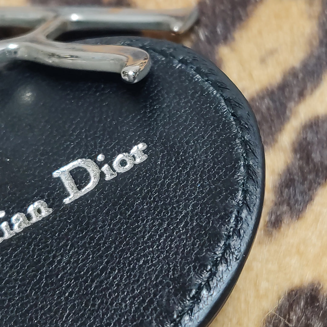 Dior Lady Dior In Medium Leopard Print Ponyhair Bag