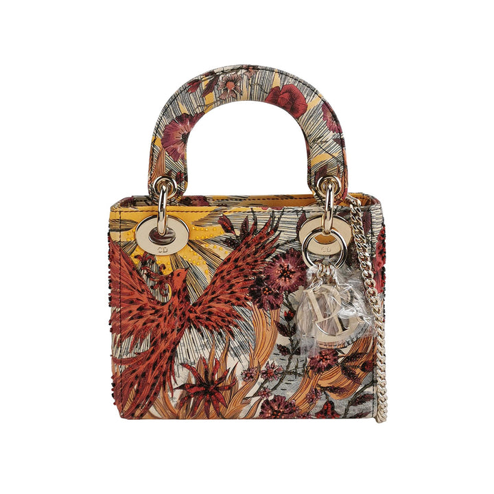 Dior Mini Lady Dior Embroidered PhoenixRed Multicolour