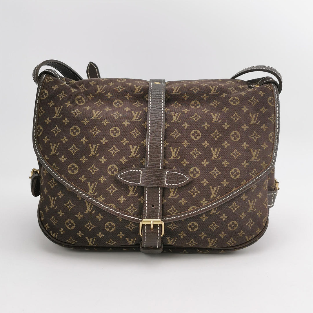 Louis Vuitton Monogram Lin Saumur Brown