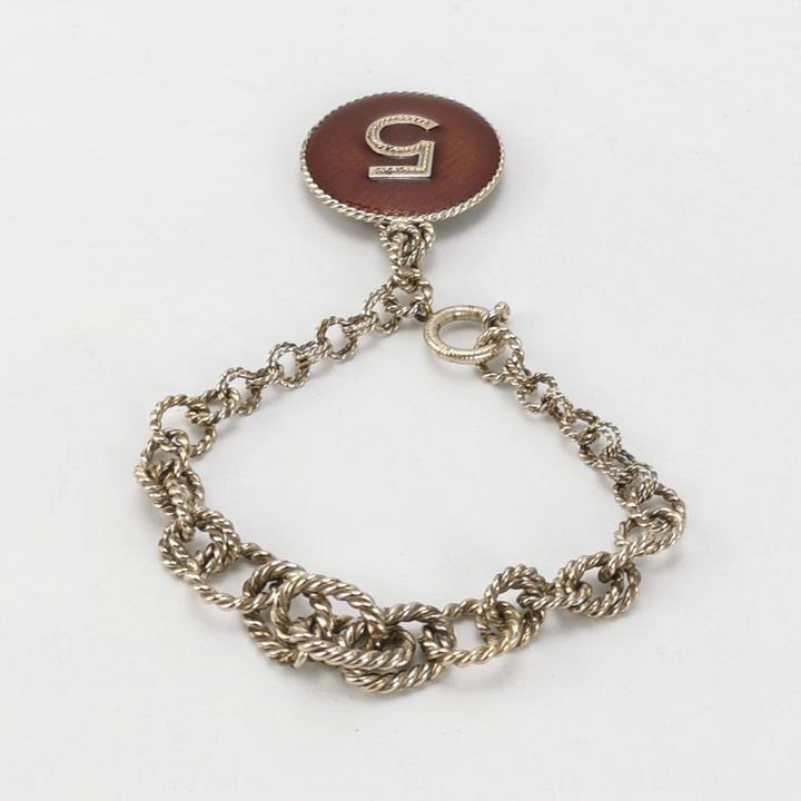 Chanel CC Logo No.5 Red Chain Bracelets