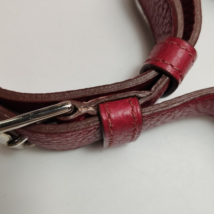 Hermès So Kelly 22 Q5 Rouge Casaque Clemence Leather Bag