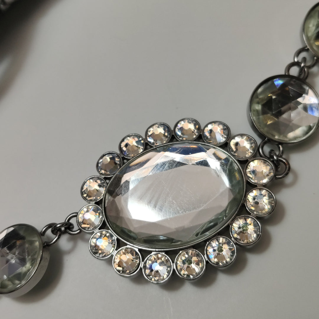 Miu Miu Matelasse Nappa Crystal Chain Shoulder Bag