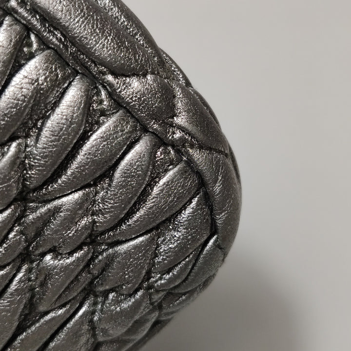 Miu Miu Matelasse Nappa Crystal Chain Shoulder Bag