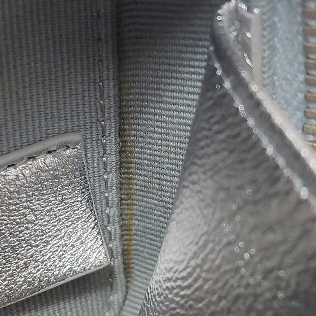 Chanel Coco Punk Cube Shoulder Bag Silver Leather