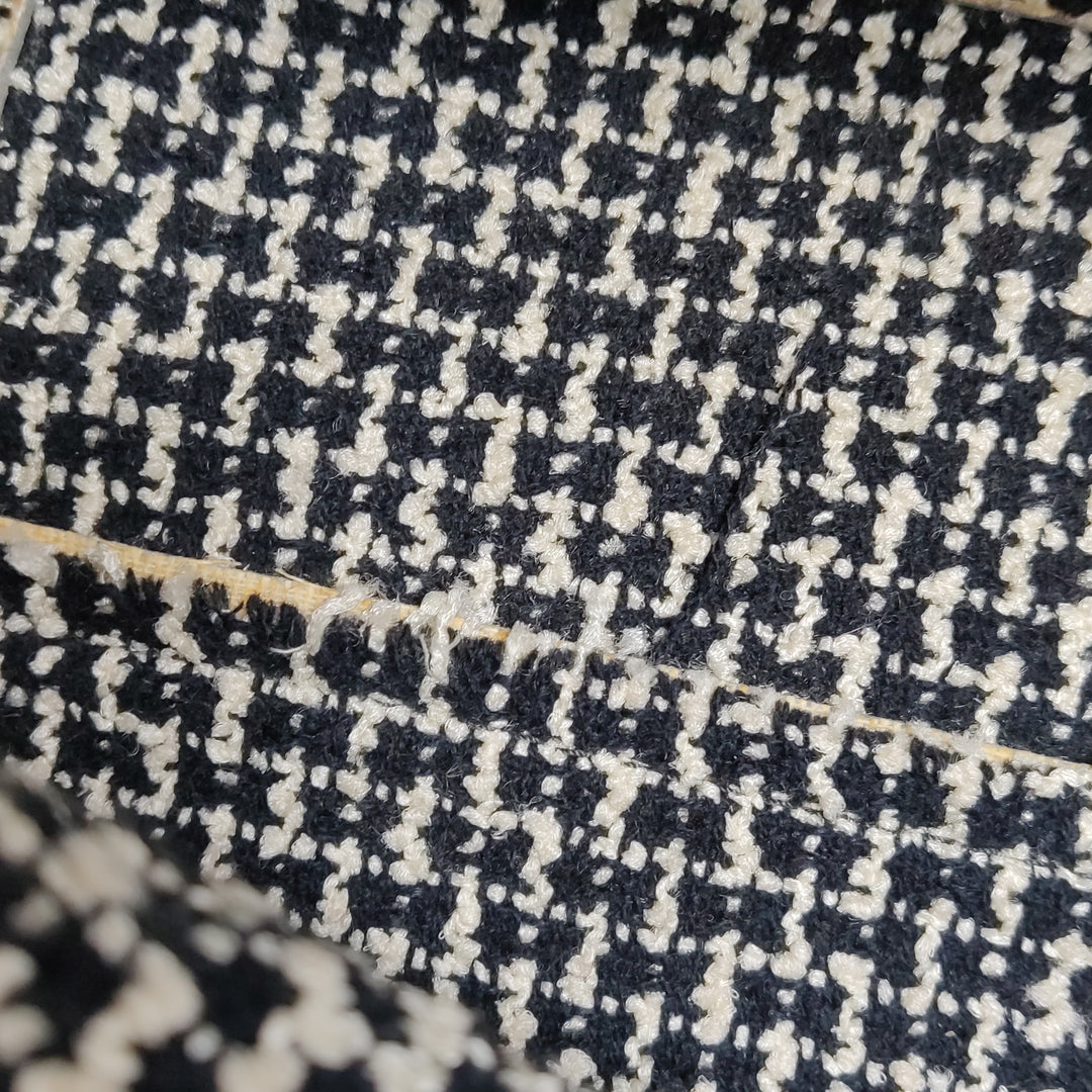 Chanel Single Flap In Grey Brown Leather And Tweed Bag