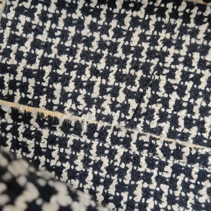 Chanel Single Flap In Grey Brown Leather And Tweed Bag