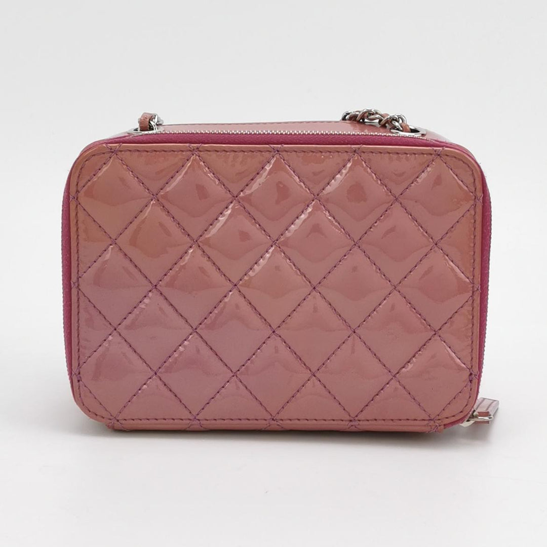 Chanel Camera Case Bag In Pink Purple Patent