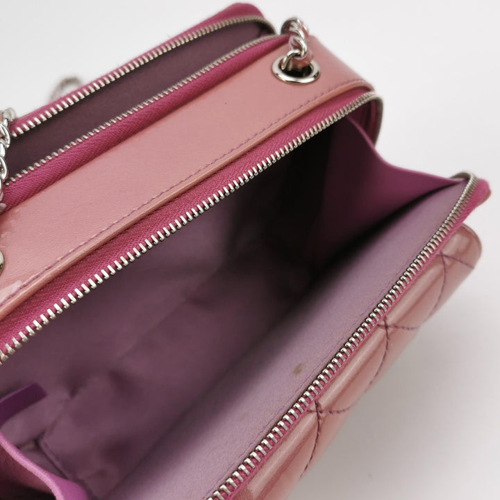 Chanel Camera Case Bag In Pink Purple Patent