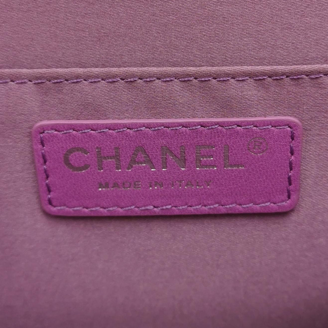 Chanel Camera Case Bag In Pink Purple Patent