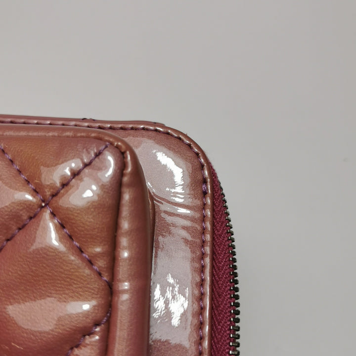 Chanel Camera Case Bag In Pink Purple Patent