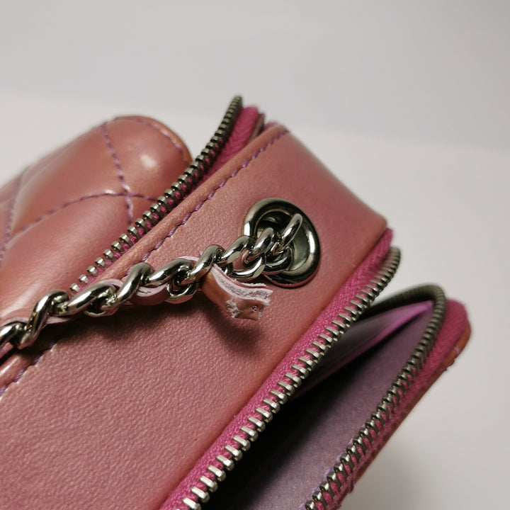 Chanel Camera Case Bag In Pink Purple Patent