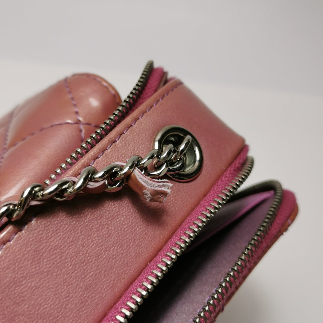 Chanel Camera Case Bag In Pink Purple Patent