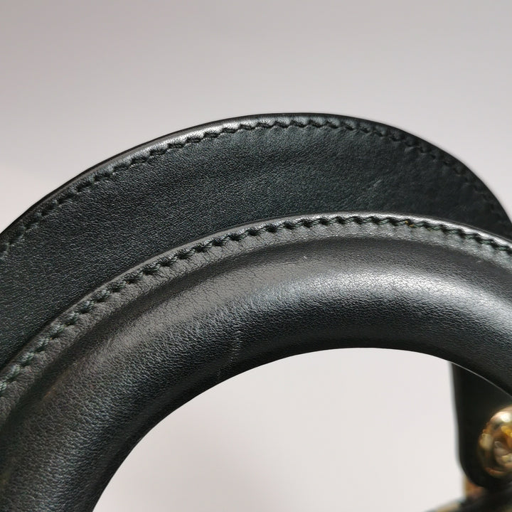 Dior Lady Dior In Multi-colour Fabric With Beads Love Heart Handbag