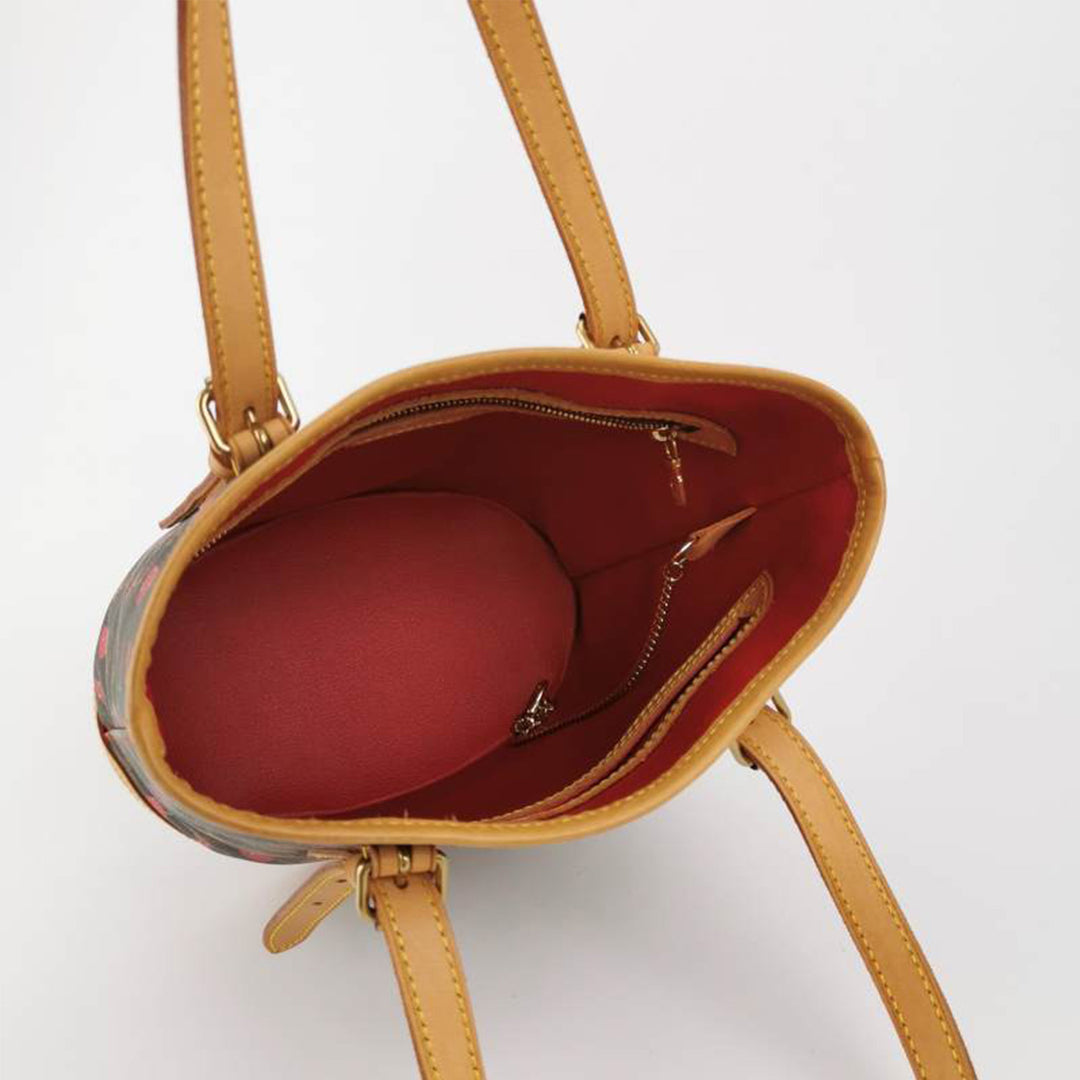 Louis Vuitton 2005 Made Takashi Murakami Collaborations Monogram Cherry Bucket Pochette Brown