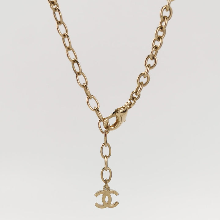 Chanel CC Logo Faux Pearl Multi Colours Necklace