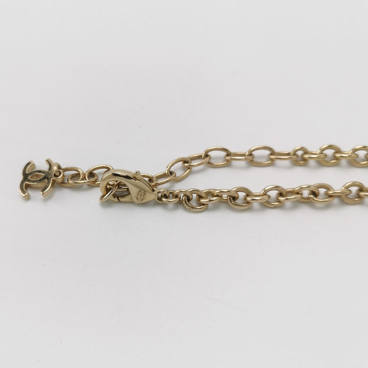 Chanel CC Logo Faux Pearl Multi Colours Necklace