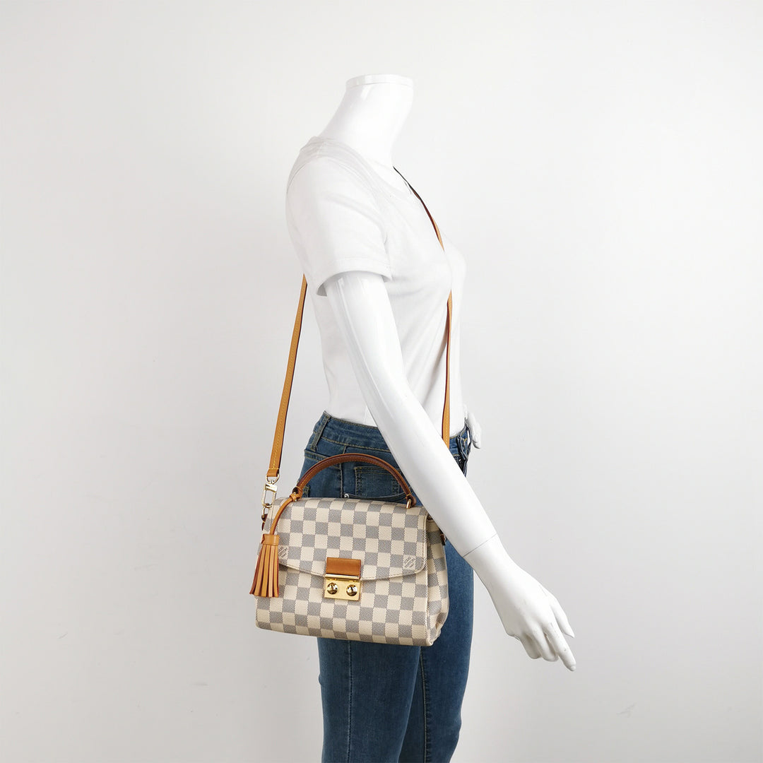 Louis Vuitton Croisette Crossbody bag in Damier Azur Canvas