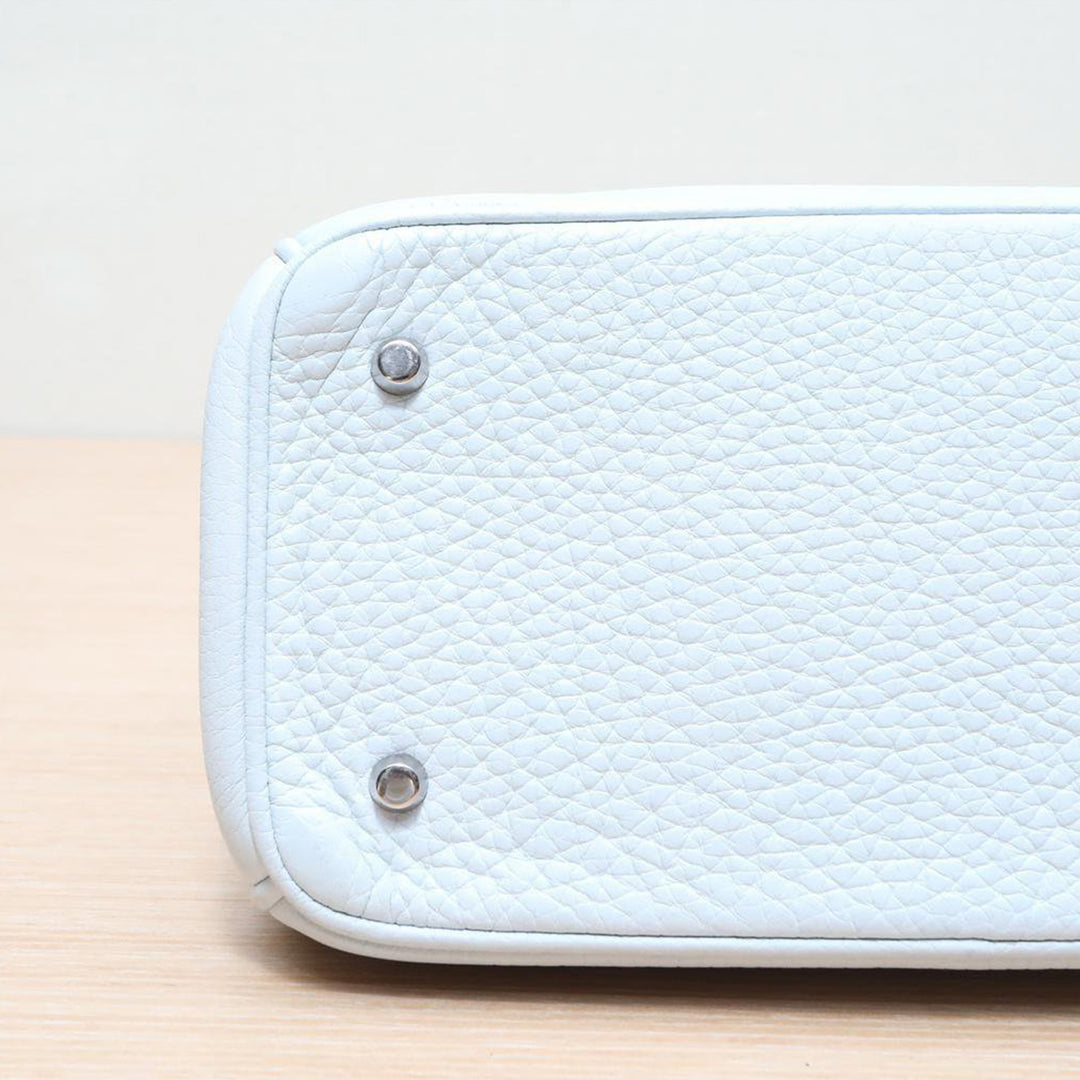 Dior Resort 2015 Be Dior Mini Light Blue Flap With Silver Hardware