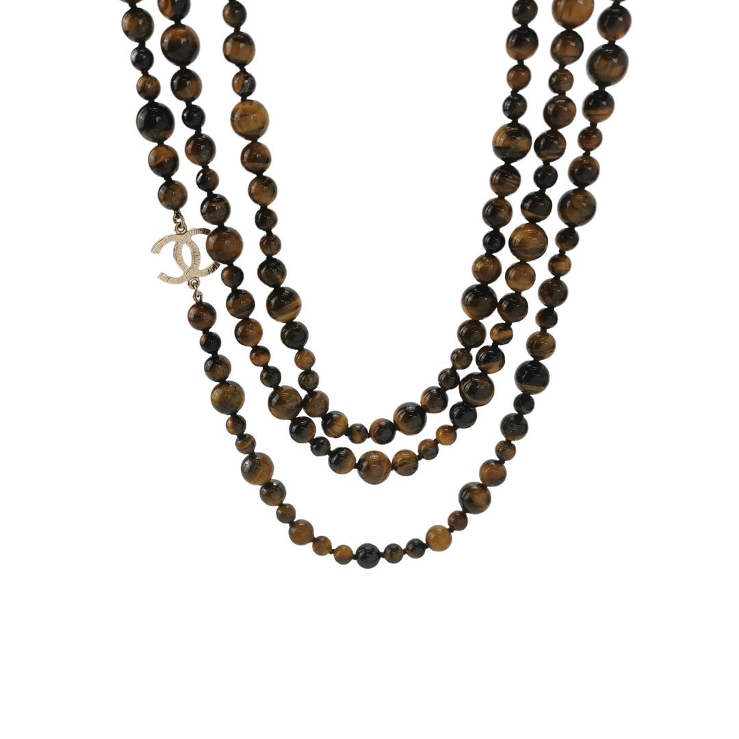 Chanel CC Logo Long Necklace