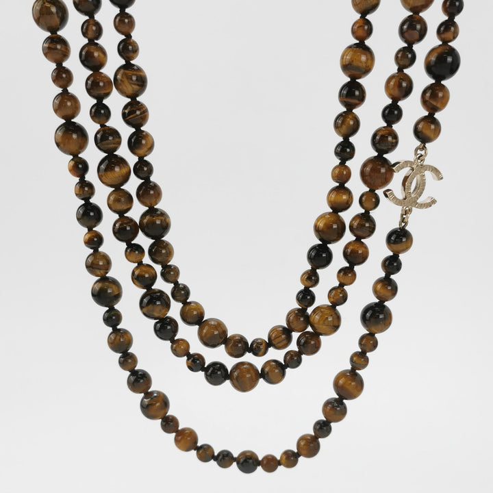 Chanel CC Logo Long Necklace