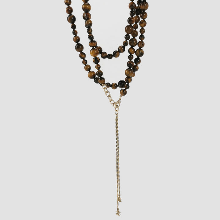 Chanel CC Logo Long Necklace