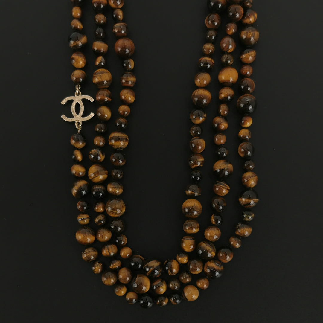 Chanel CC Logo Long Necklace