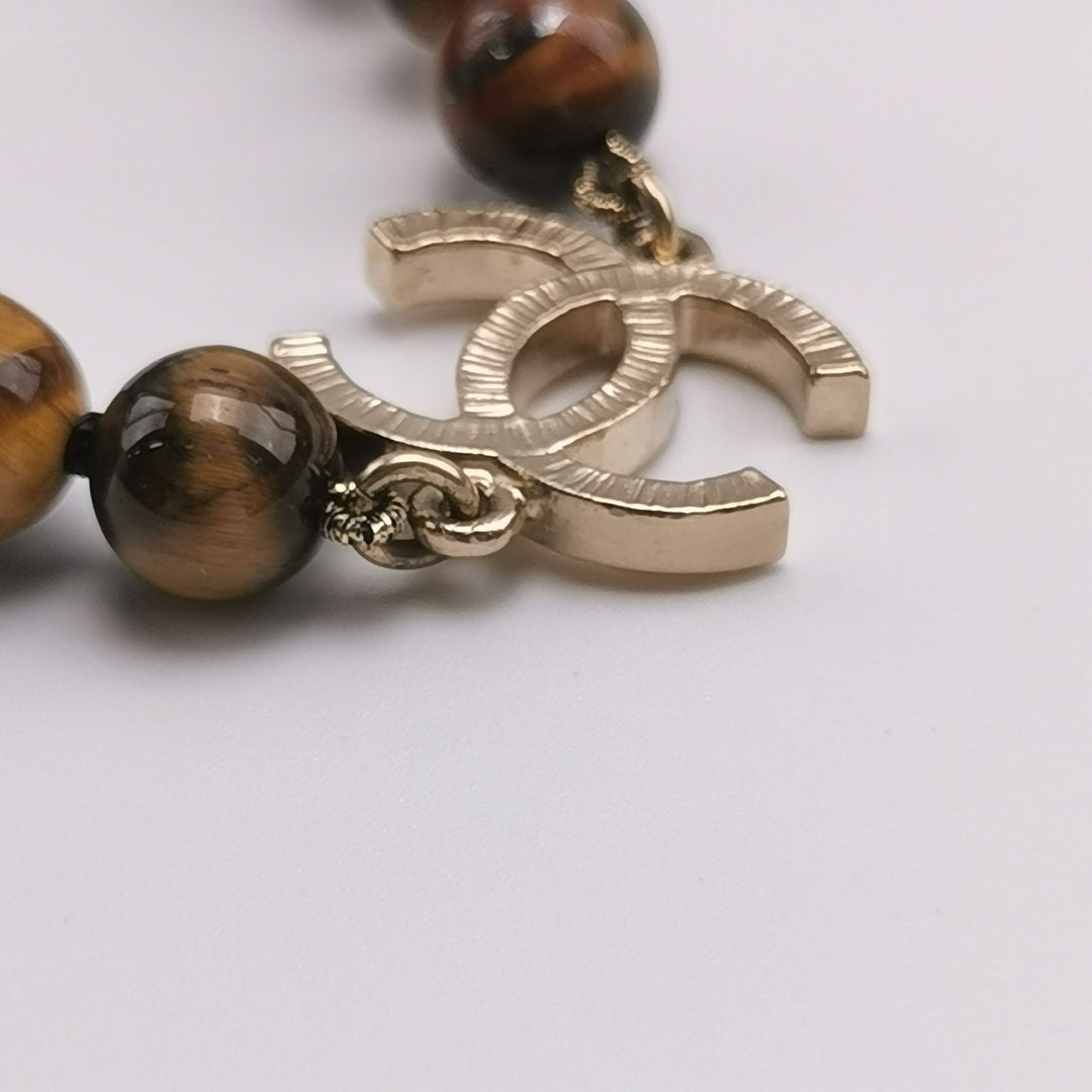 Chanel CC Logo Long Necklace