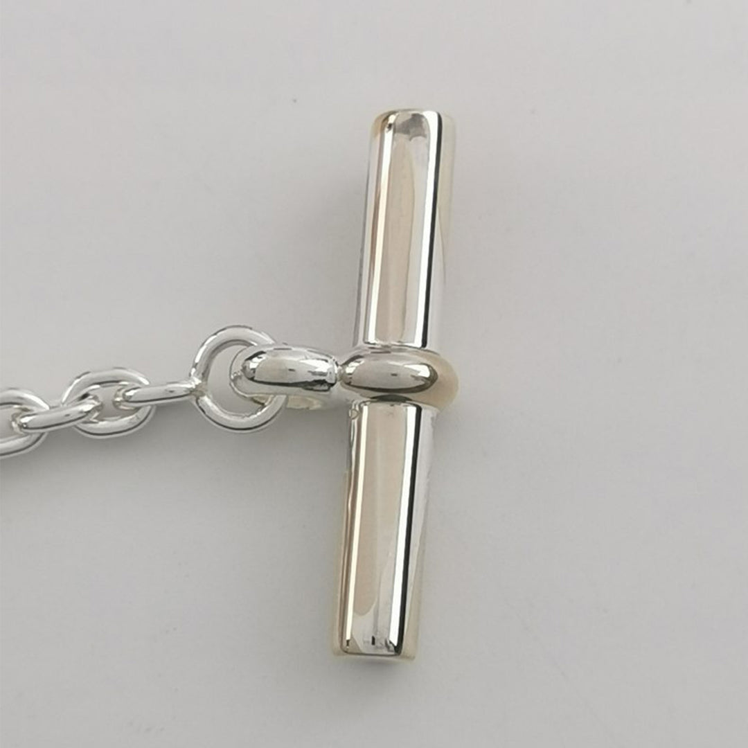 Hermes Sterling Silver Farandole Necklace 160