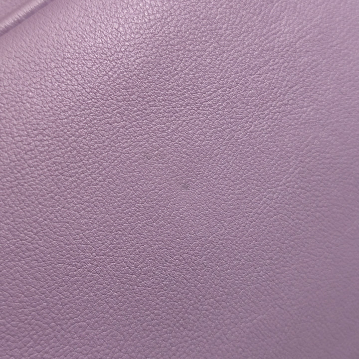 Chanel Duma Pockets Drawstring Backpack Purple Quilted