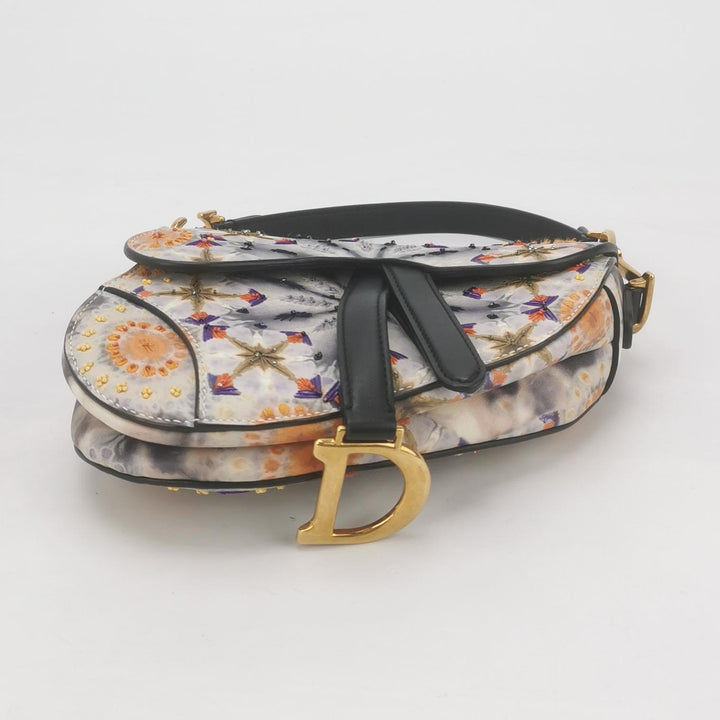 Dior Kaleidiorscopic Mini Saddle Bag