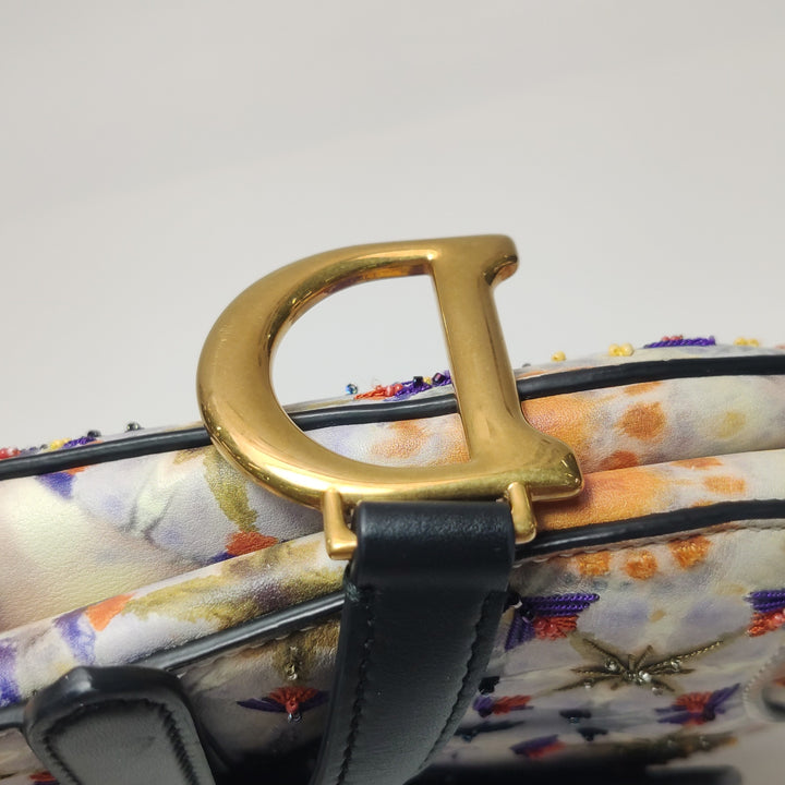 Dior Kaleidiorscopic Mini Saddle Bag