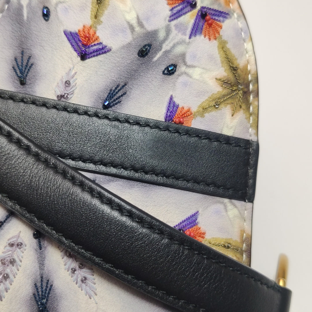 Dior Kaleidiorscopic Mini Saddle Bag