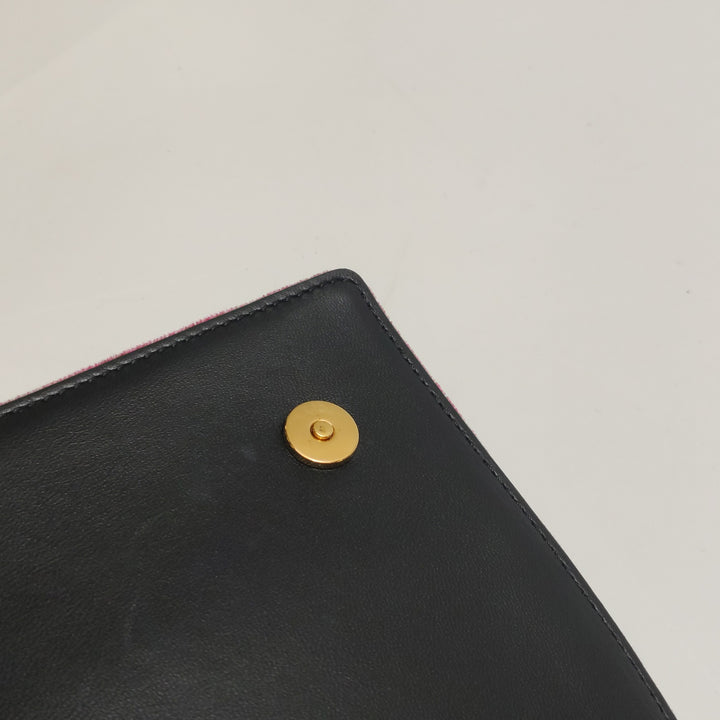 Dolce & Gabbana Velvet Cats Shoulder Bag Multicolor